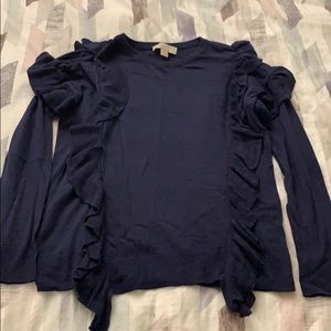 Michael Kors Ruffled detail sweater
